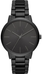 Armani Exchange Cayde AX2701 Men's Analog Watch – Black Dial with Black Stainless Steel Strap
