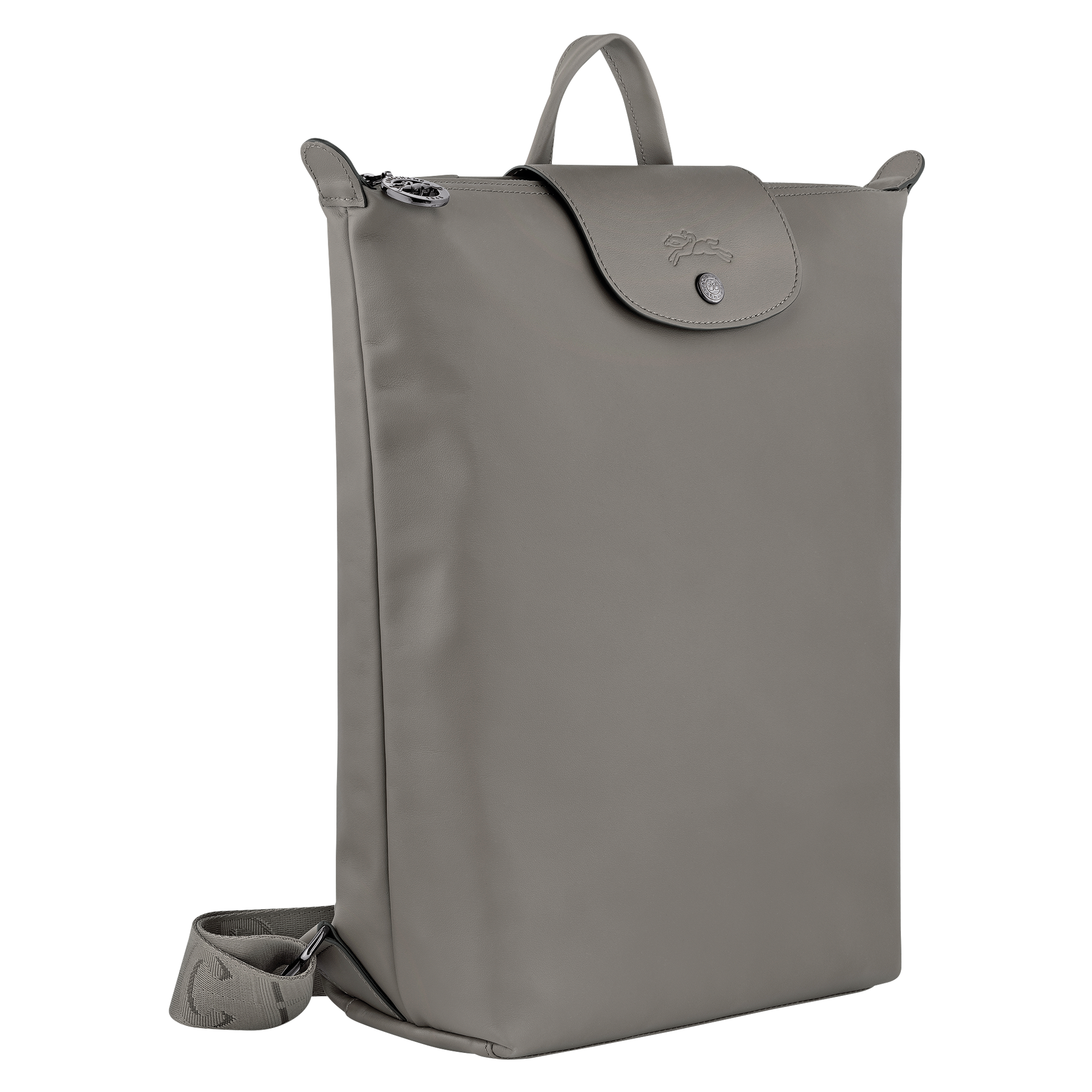 Longchamp Le Pliage Xtra Leather Backpack - Medium - Turtledove