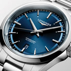 longines Conquest 41mm - Sunray Blue on Bracelet