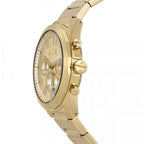 Armani Exchange Drexler AX2602 Men's Chronograph Watch – Gold Dial with Gold Stainless Steel Strap