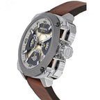 Diesel DZ7343 BAMF Chronograph Men's Watch – Beige Dial & Brown Leather Strap