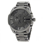 Diesel DZ4282 Mega Chief Chronograph Men's Watch – Grey Dial & Grey Stainless Steel Strap