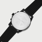 Armani Exchange Outerbanks AX1343 Men's Chronograph Watch – Black Dial with Black Silicone Strap