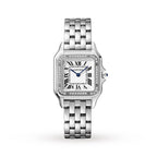 Panthère de Cartier Medium Model | 27mm, Steel, Silver Dial, Ref. W4PN0008