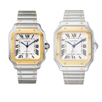 Santos de Cartier | 35mm, Two-Tone Steel & 18K Yellow Gold, Silver Dial