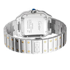 Santos de Cartier Large Model | 40mm, Two-Tone Steel & 18K Yellow Gold, Silver Dial