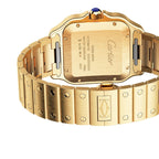 Santos de Cartier Large Model | 40mm, 18K Yellow Gold, White Dial