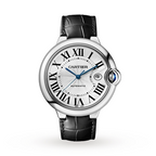 Ballon Bleu de Cartier 42 | 42mm, Steel, Alligator Leather, Silver Dial