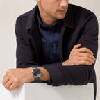 Ballon Bleu de Cartier | 42mm, Steel, Alligator Leather, Blue Dial
