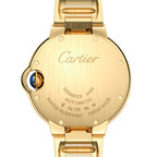 Ballon Bleu de Cartier 33 | 33mm, 18K Yellow Gold, Silver Dial, Yellow Bezel