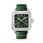 Santos de Cartier Large Model | 40mm, Steel, Green Dial