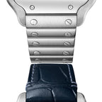 Santos de Cartier | 35mm, Steel, Blue Dial