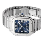 Santos de Cartier | 35mm, Steel, Blue Dial
