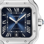 Santos de Cartier Large Model | 40mm, Steel, Blue Dial