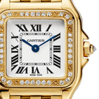 Panthère de Cartier Small Model | 22mm, 18K Yellow Gold, Silvered Dial
