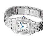 Panthère de Cartier Medium Model | 27mm, Steel, Silver Dial, Ref. W4PN0018