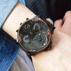 Diesel DZ7400 Mr. Daddy 2.0 Chronograph Men's Watch – Black Dial & Black Stainless Steel Strap