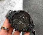 Diesel DZ7396 Mr. Daddy 2.0 Chronograph Men's Watch – Black Dial & Black Stainless Steel Strap
