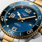 longines HydroConquest Two-Tone 41mm - Blue on Bracelet