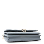 Lambskin Cannage Mini My Dior Top Handle Clutch Cloud Blue