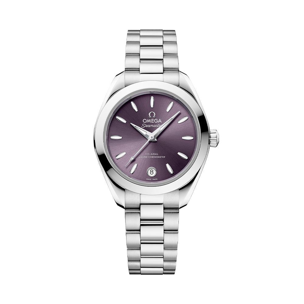 OMEGA Seamaster Aqua Terra 150M 30mm - Purple on Bracelet