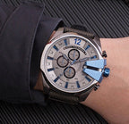 Diesel DZ4500 Mega Chief Chronograph Men's Watch – Black Dial & Black Nylon Strap