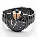 Diesel DZ4309 Mega Chief Chronograph Men's Watch – Black Dial & Black Stainless Steel Strap