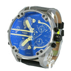 Diesel DZ7429 Mr. Daddy 2.0 Chronograph Men's Watch – Black Dial & Grey Nylon Strap