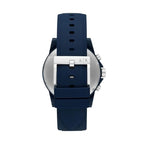 Armani Exchange Outerbanks AX7128 Men's Chronograph Watch – Blue Dial with Blue Silicone Strap