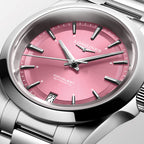 longines Conquest 34mm - Sunray Pink on Bracelet