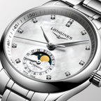 longines Master Collection Moonphase 34mm - White on Bracelet