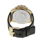 Diesel DZ4344 Mega Chief Chronograph Men's Watch – Black Dial & Black Leather Strap