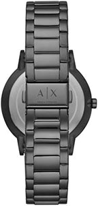 Armani Exchange Cayde AX2722 Men's Analog Watch – Grey Dial with Matching Grey Stainless Steel Strap