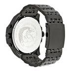 Diesel DZ7373 Uber Chief Chronograph Men's Watch – Red Dial & Black Steel Strap