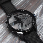 Diesel DZ7420 Mr. Daddy 2.0 Chronograph Men's Watch – Grey Dial & Black Nylon Strap