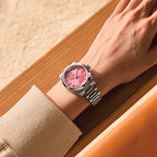 longines Conquest 34mm - Sunray Pink on Bracelet