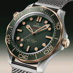 OMEGA Seamaster Diver 300M Titanium and Bronze Gold 42mm - Green on Bracelet