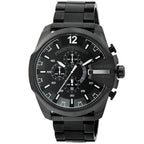 Diesel DZ4283 Mega Chief Chronograph Men's Watch – Black Dial & Black Steel Strap