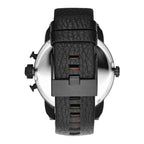 Diesel DZ7334 Little Daddy Chronograph Men's Watch – Black Dial & Black Leather Strap