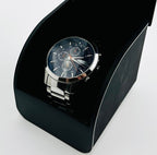 Armani Exchange Hampton AX2155 Men's Chronograph Watch – Blue Dial with Silver Stainless Steel Strap
