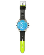 Diesel DZ7429 Mr. Daddy 2.0 Chronograph Men's Watch – Black Dial & Grey Nylon Strap