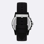 Armani Exchange Outerbanks AX1326 Men's Chronograph Watch – Black Dial with Black Silicone Strap