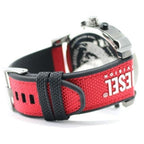 Diesel DZ7423 Mr. Daddy 2.0 Chronograph Men's Watch – Grey Dial & Red Rubber Strap