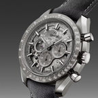 OMEGA Speedmaster Grey Side of the Moon Grey Ceramic 44.25mm - Grey on Fabric Strap