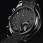 OMEGA Speedmaster Dark Side of the Moon Black Ceramic 44.25mm - Full Black w/ Red Seconds Hand on Rubber Strap
