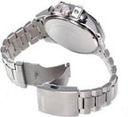 Diesel DZ4465 Mega Chief Chronograph Men's Watch – Blue Dial & Silver Stainless Steel Strap