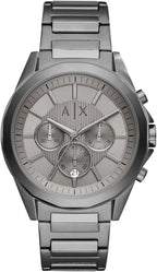Armani Exchange Drexler AX2603 Men's Chronograph Watch – Grey Dial with Stainless Steel Bracelet