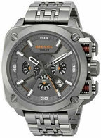Diesel DZ7344 BAMF Chronograph Men's Watch – Gray Dial & Gray Stainless Steel Strap