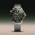 OMEGA Seamaster Diver 300M Titanium and Bronze Gold 42mm - Green on Bracelet