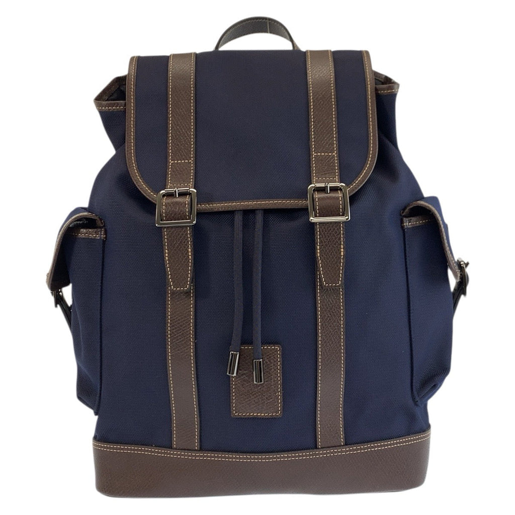 Longchamp Boxford Canvas Leather Backpack